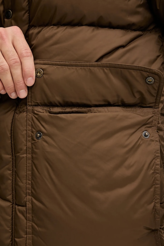 Fjallraven kurtka puchowa Expedition F84605 brązowy