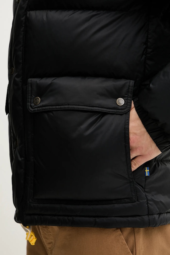 Μπουφάν με επένδυση από πούπουλα Fjallraven Expedition μαύρο F84605
