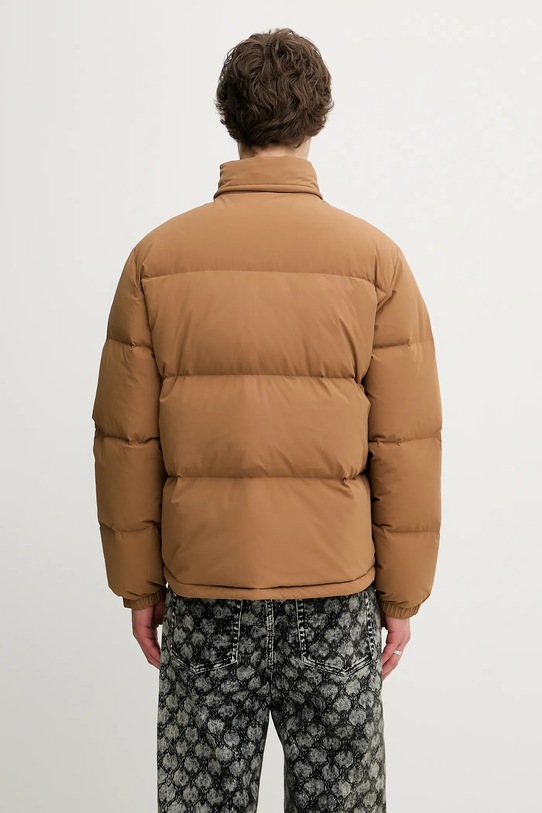 Μπουφάν με επένδυση από πούπουλα Lacoste BH5154 καφέ