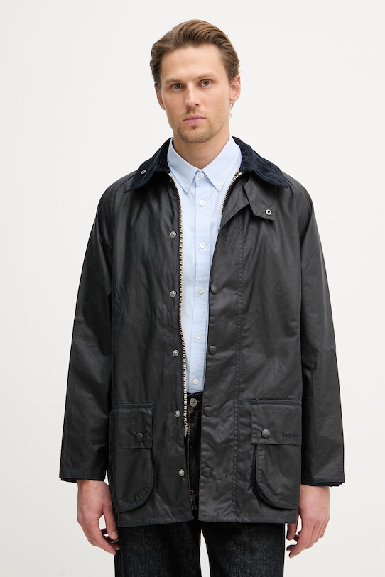 Barbour kurtka męska woskowana Beaufort granatowy MWX0017NY91