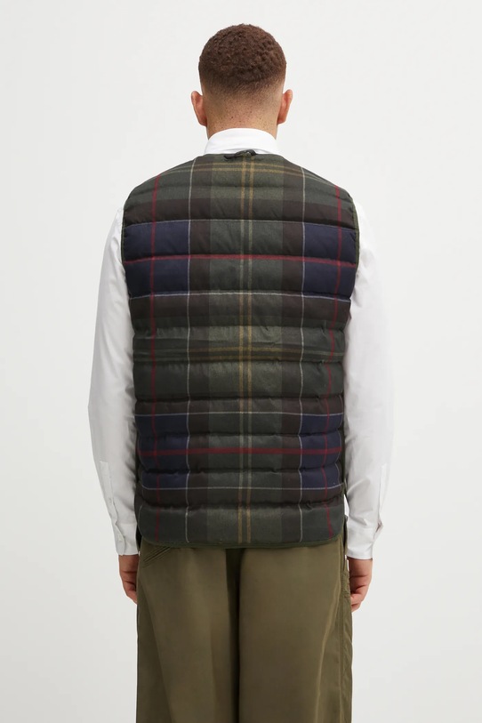 Barbour bezrękawnik puchowy Reversible Down Filled Liner MLI0060SG71 zielony