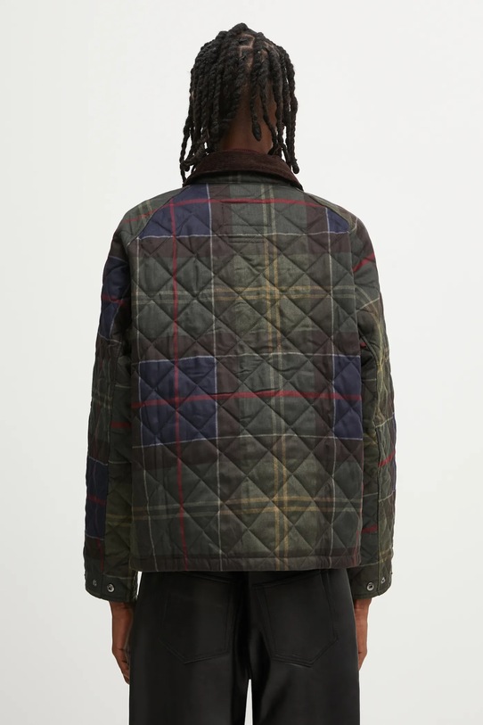 Odzież Barbour kurtka Tartan Transport Quilted Jacket MQU1869TN14 zielony