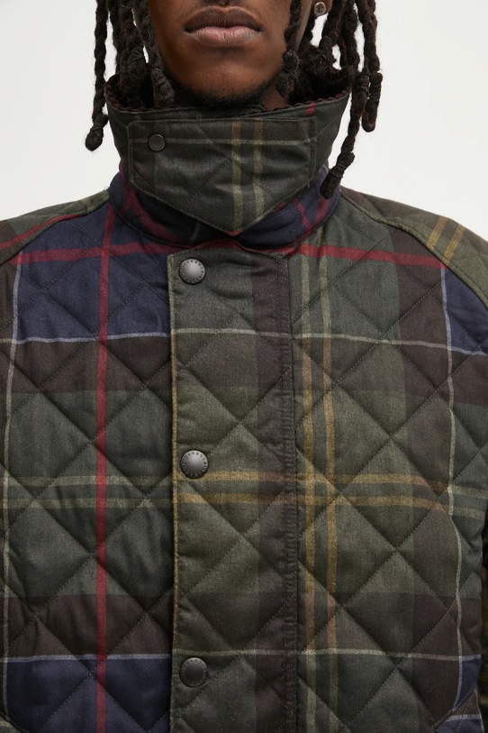 Barbour kurtka Tartan Transport Quilted Jacket zielony MQU1869TN14