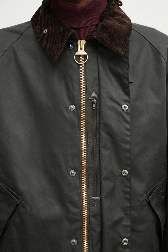 Barbour kurtka OS Transport Wax Jacket zielony MWX1678SG91