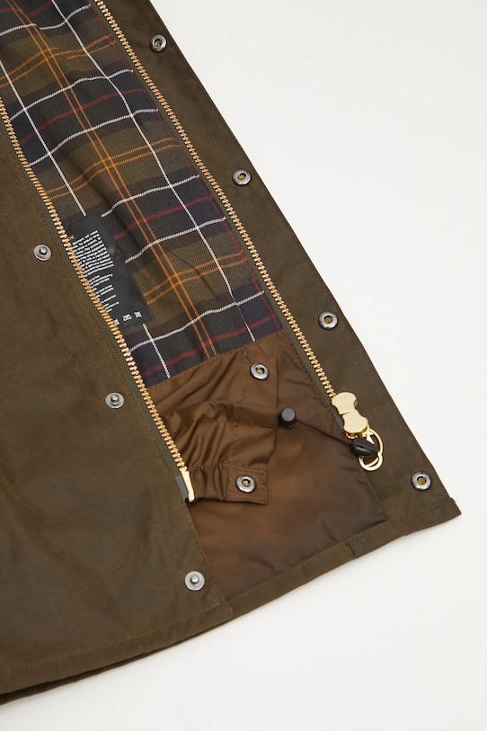Barbour kurtka OS Transport Wax Jacket MWX1678SN91 zielony