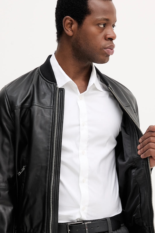 Kožna bomber jakna Liu Jo QXX058.P0407