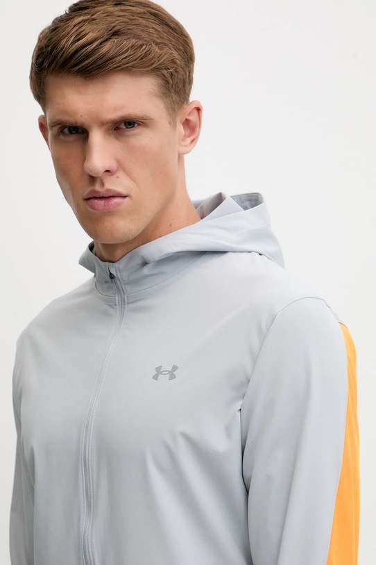 Sportovní bunda Under Armour Velociti Storm šedá 6005900
