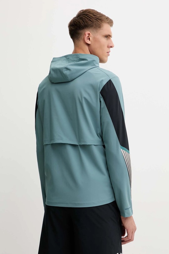Odzież Under Armour kurtka sportowa Velociti Storm 6005900 turkusowy