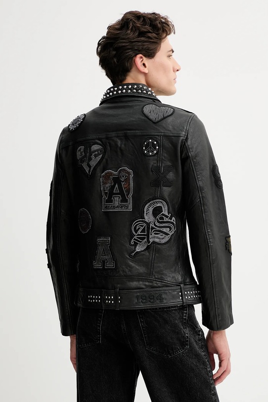 Oblečenie Kožená bunda AllSaints COLE M044LD čierna