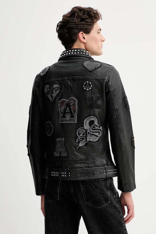 Oblečenie Kožená bunda AllSaints COLE M044LD čierna