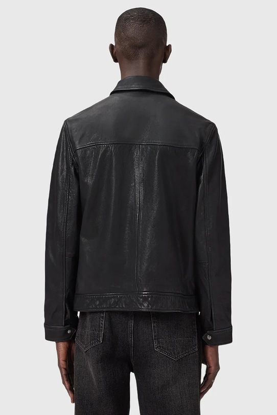 AllSaints kurtka skórzana NATES M010LD czarny NC25
