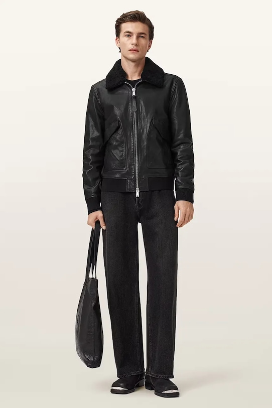 AllSaints kurtka skórzana VAUCLUSE M012LD