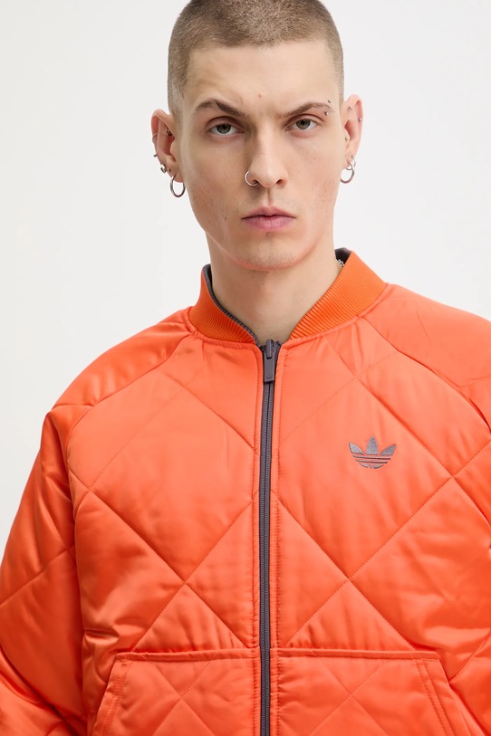 adidas Originals kurtka bomber dwustronna Rev Bomber szary KR7618