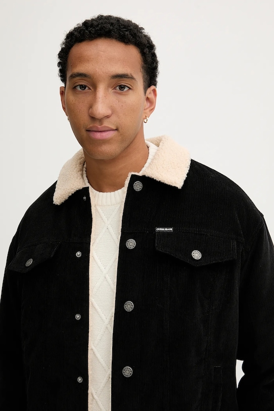 Вельветовая куртка Guess Jeans чёрный M5BL1F.W2061