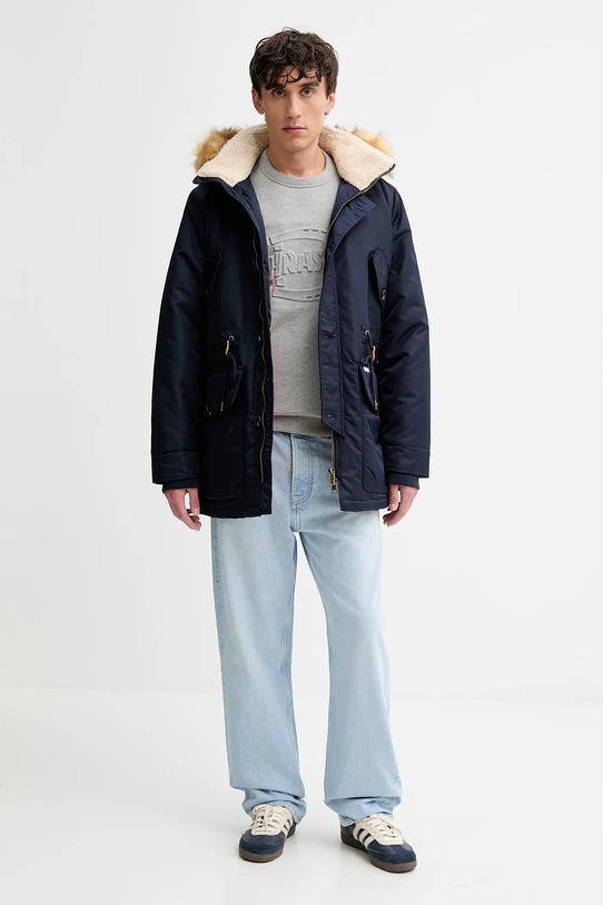 Guess Jeans parka M5BL10.WHAA2 granatowy AW25