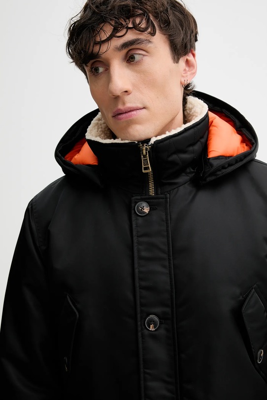 Odzież Guess Jeans parka M5BL10.WHAA2 czarny