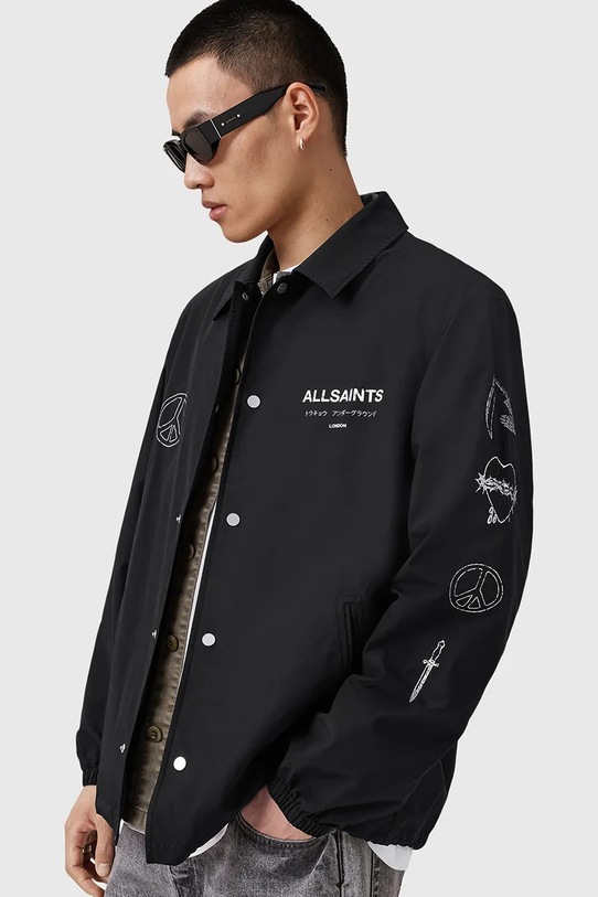 Μπουφάν AllSaints ORBITAL άλλο μαύρο M003OD
