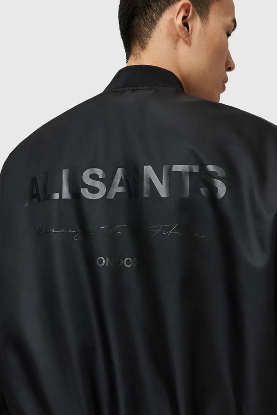 Μπουφάν bomber AllSaints FUTURE μαύρο M001OD