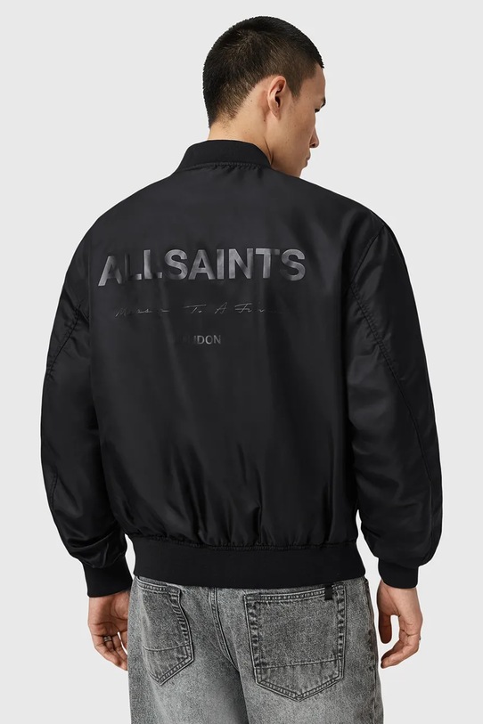 Μπουφάν bomber AllSaints FUTURE M001OD μαύρο
