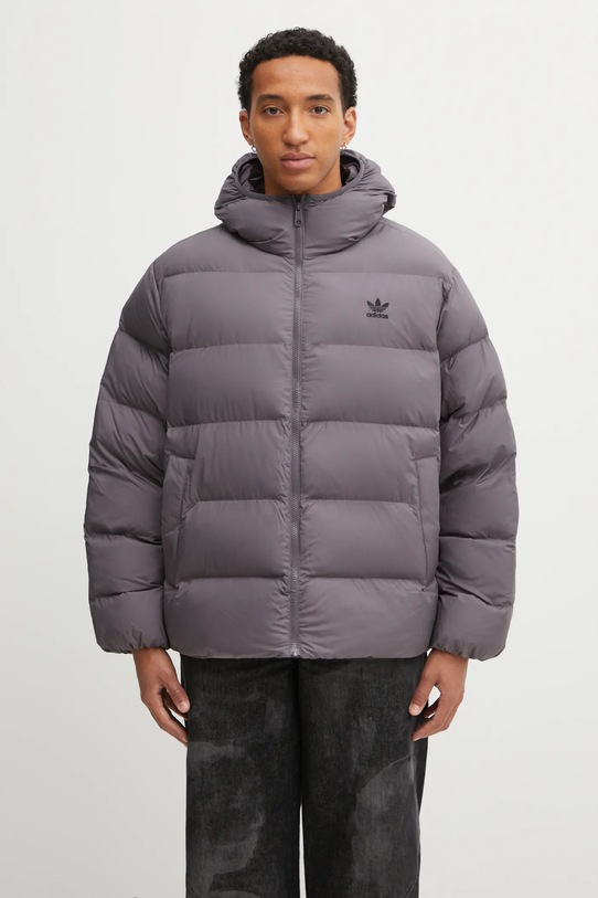 adidas Originals jacket COMMERCIAL PUFF with violet JX4122