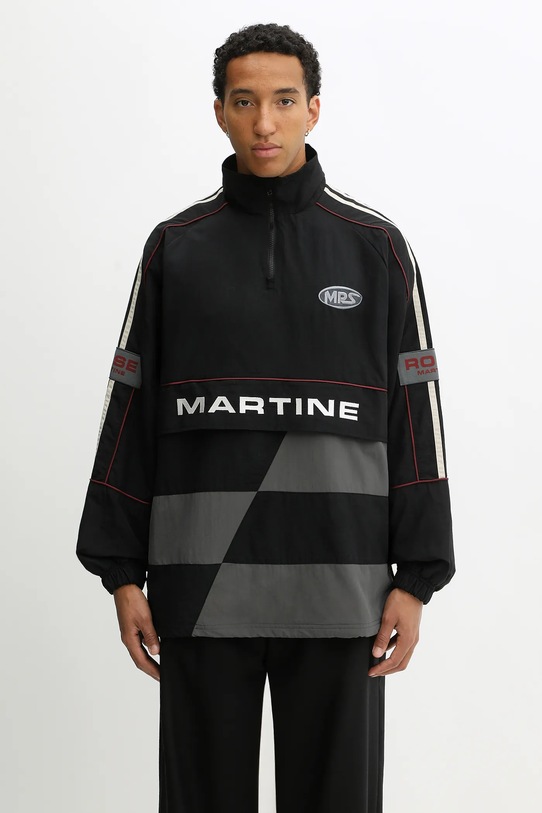 Martine Rose kurtka Hockey Pullover bez kaptura czarny 121WP01009