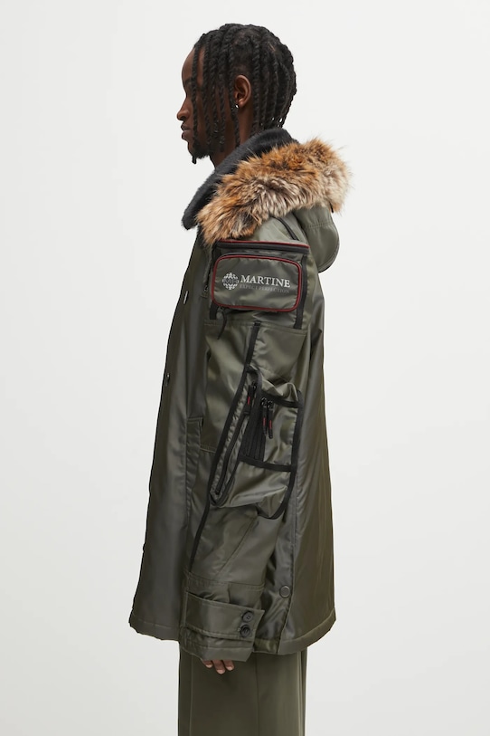 Martine Rose jacket Bumbag Parka 747WO16003 green AW25