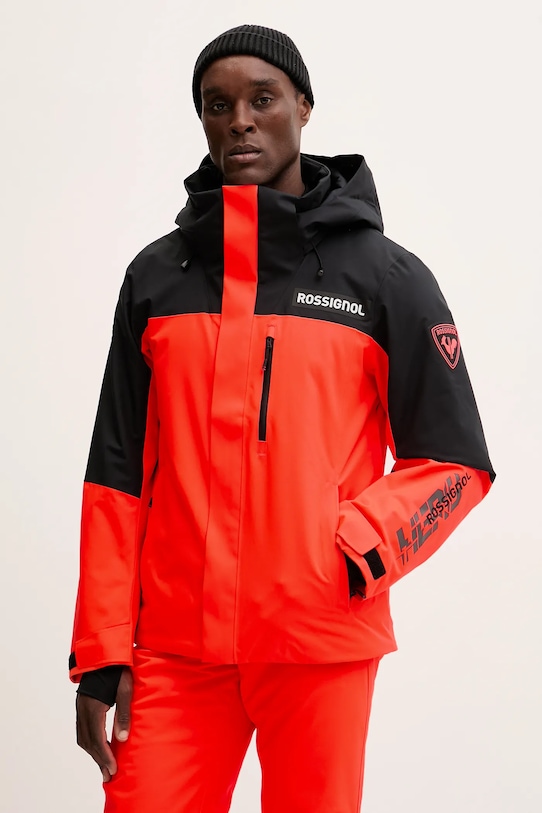 Smučarska jakna Rossignol HERO Prijazno od planeta oranžna RLOMJ05