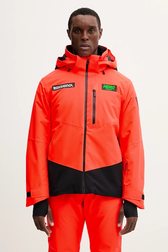 Smučarska jakna Rossignol HERO Prijazno od planeta oranžna RLOMJ24