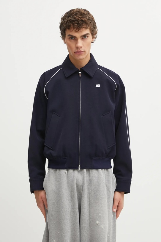 Wales Bonner kurtka Voice Jacket nieocieplane granatowy UA25JA12.PL02.503