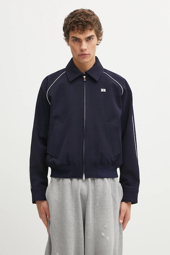 Wales Bonner kurtka Voice Jacket nieocieplane granatowy UA25JA12.PL02.503