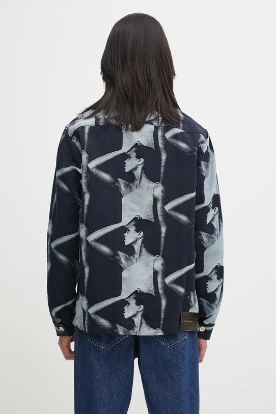 Одяг Бавовняна куртка Wales Bonner Jet Zip Jacket UA25DE02.CO02.504 темно-синій