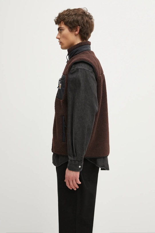 Carhartt WIP bezrękawnik Prentis Vest Liner I035698.3ANXX brązowy AW25