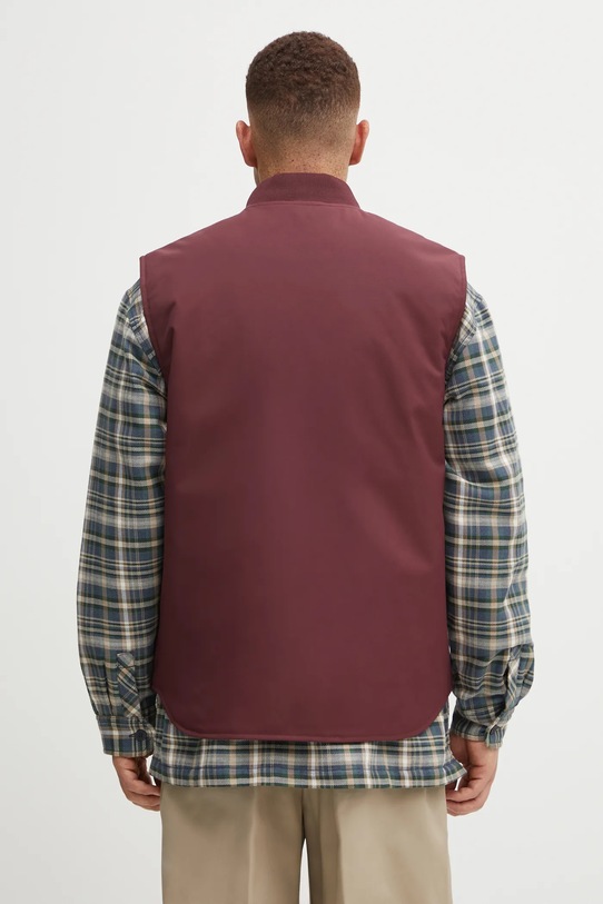 Odzież Carhartt WIP bezrękawnik Leroy Vest I035543.33KXX bordowy