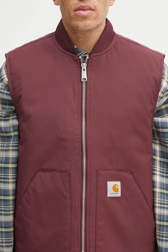 Carhartt WIP bezrękawnik Leroy Vest bordowy I035543.33KXX