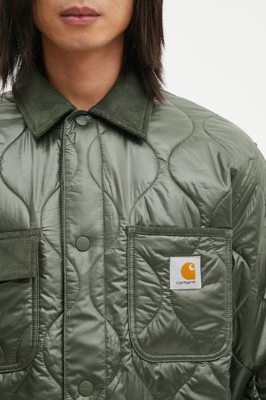Carhartt WIP kurtka Oscar Chore Liner zielony I035366.2ZXXX