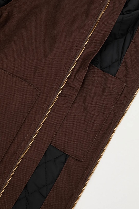 Carhartt WIP vestă din bumbac Classic Vest maro I035695.4701