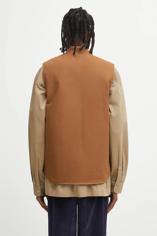 Odzież Carhartt WIP bezrękawnik Classic Vest I035695.HZ01 brązowy