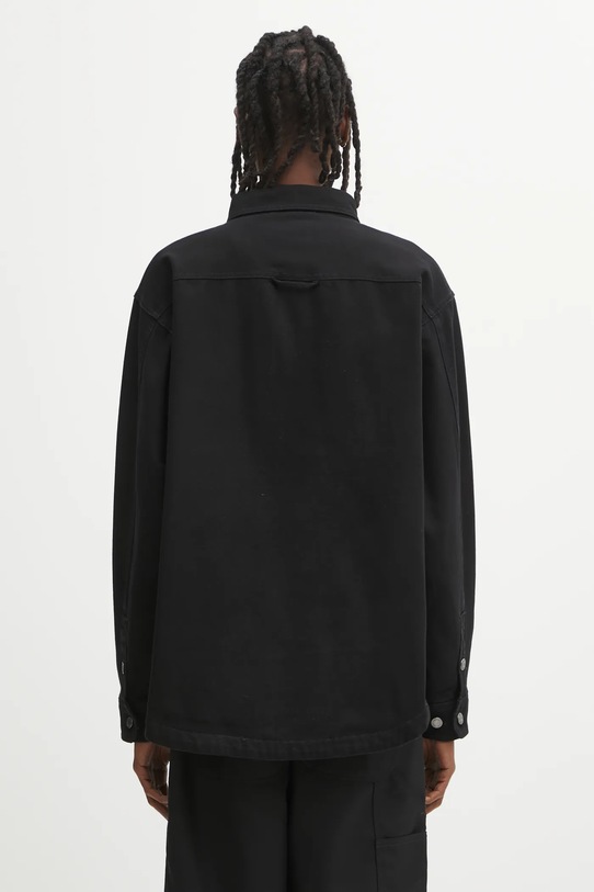 Odzież Carhartt WIP kurtka bawełniana Selby Shirt Jac I035305.89XX czarny