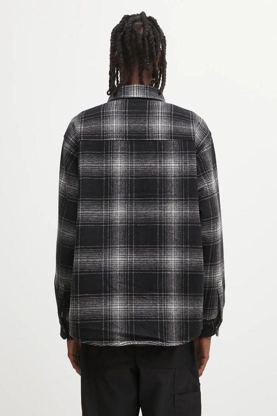 Clothing Carhartt WIP jacket with wool Brennan Shirt Jac I035324.34JXX gray