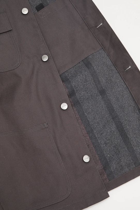 Carhartt WIP giacca in cotone Michigan Coat I015261.3CL01 grigio