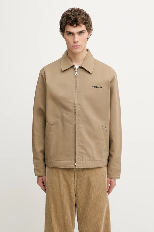 Дънково яке Carhartt WIP Module Script Jacket преходна изолация бежов I035621.0DK01