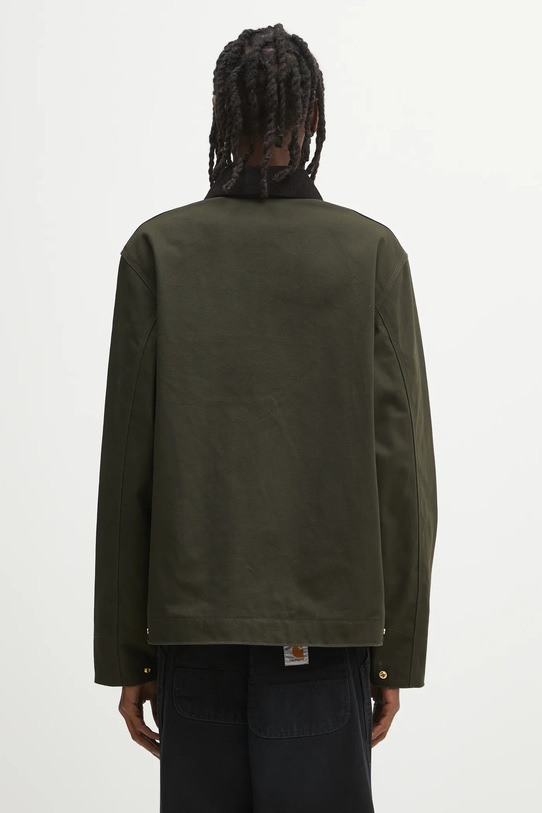 Odzież Carhartt WIP kurtka bawełniana Detroit Jacket I015264.3CM01 zielony