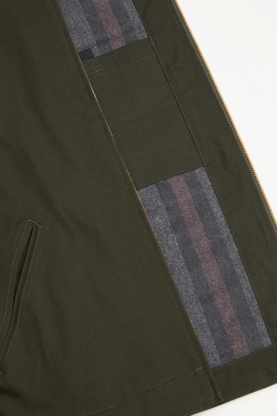 Carhartt WIP kurtka bawełniana Detroit Jacket I015264.3CM01 zielony