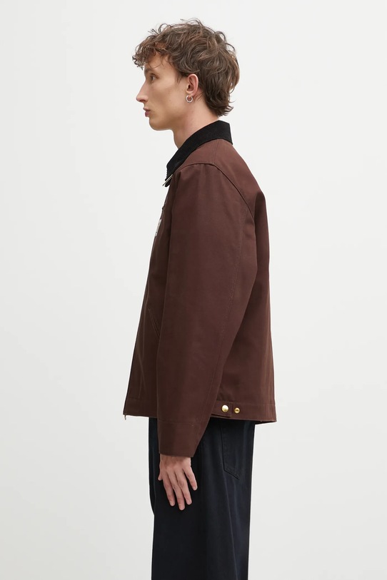 Carhartt WIP kurtka bawełniana Detroit Jacket I015264.1YL01 brązowy AW25
