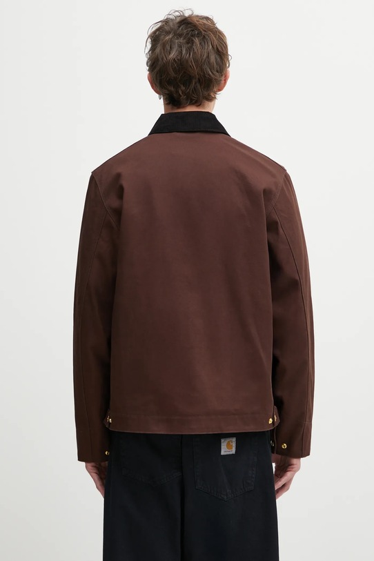 Odzież Carhartt WIP kurtka bawełniana Detroit Jacket I015264.1YL01 brązowy