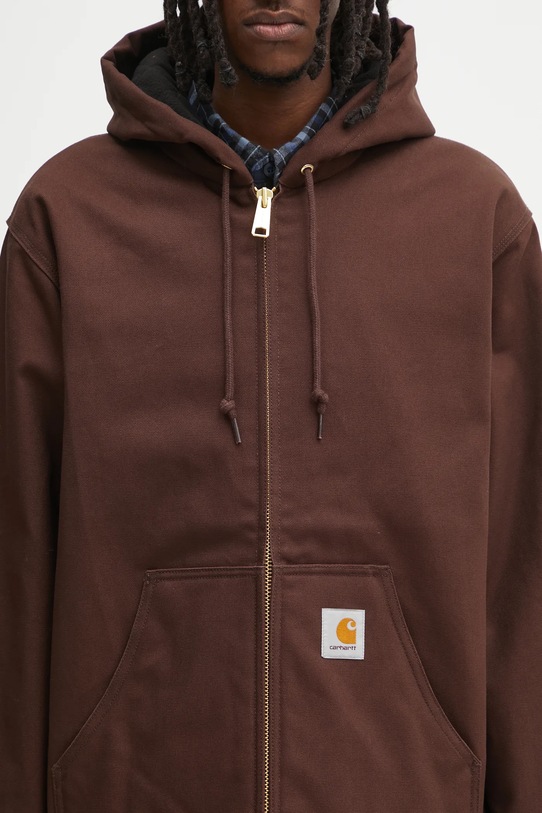 Carhartt WIP kurtka Active Jacket brązowy I023083.4701