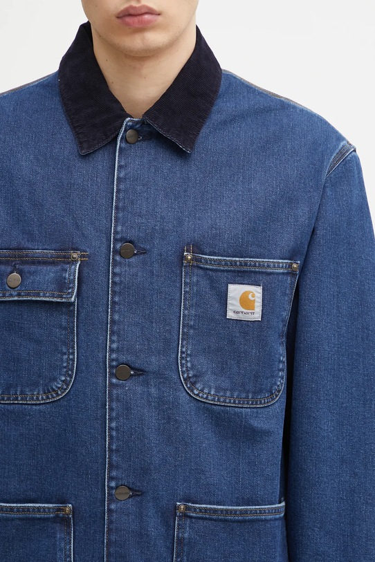 Carhartt WIP kurtka jeansowa OG Chore Coat niebieski I035877.45306