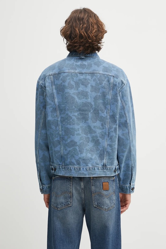 Odzież Carhartt WIP kurtka jeansowa Duck Helston Jacket I033766.2I235 zielony