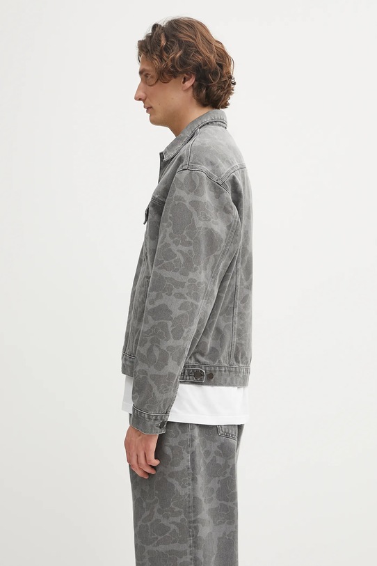 Carhartt WIP kurtka jeansowa Duck Helston Jacket I033766.2I30H szary AW25