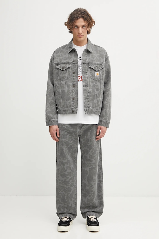 Carhartt WIP giacca di jeans Duck Helston Jacket I033766.2I30H